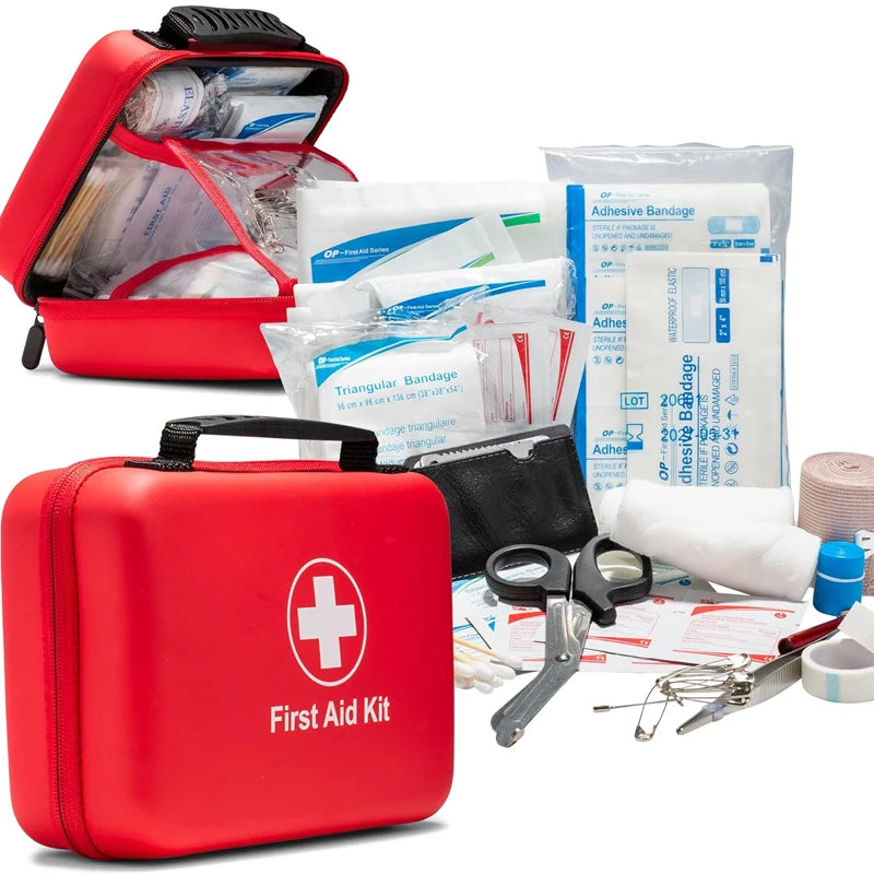 Portable First Aid Kit – Travel & Outdoor Emergency Pack (No Medication)