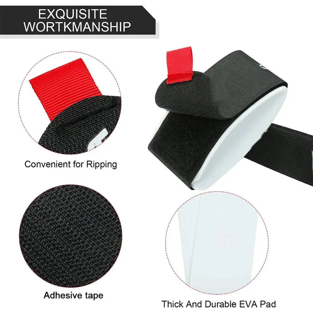 Black Nylon Adjustable Ski Handle Strap Carrier