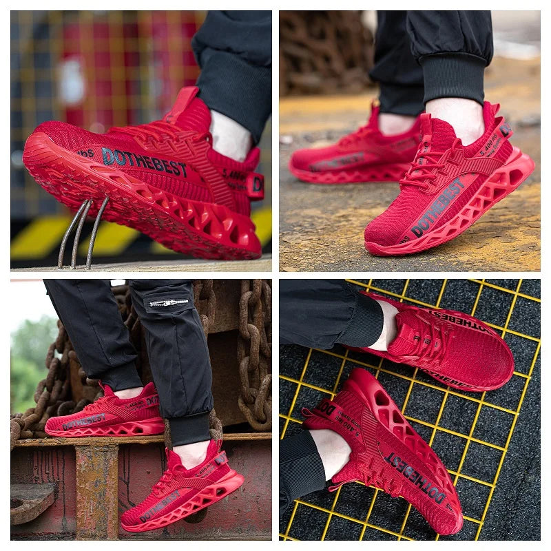 Steel Toe Lightweight Safety Work Shoes Unisex