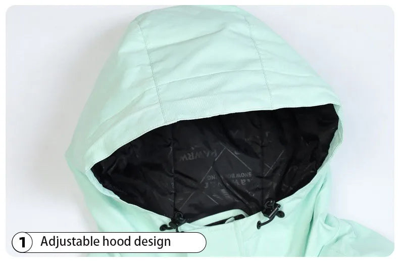 2025 Women's & Men's Waterproof Windproof Ski Jacket