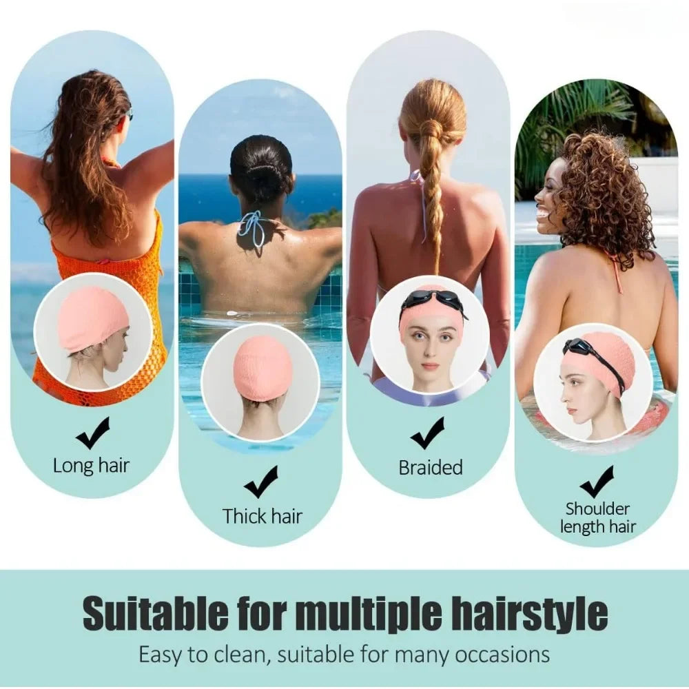 Silicone Swim Cap – Unisex Comfort Fit
