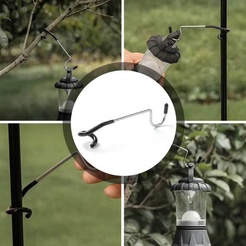 Stainless Steel Tent Pole Lamp Hanger
