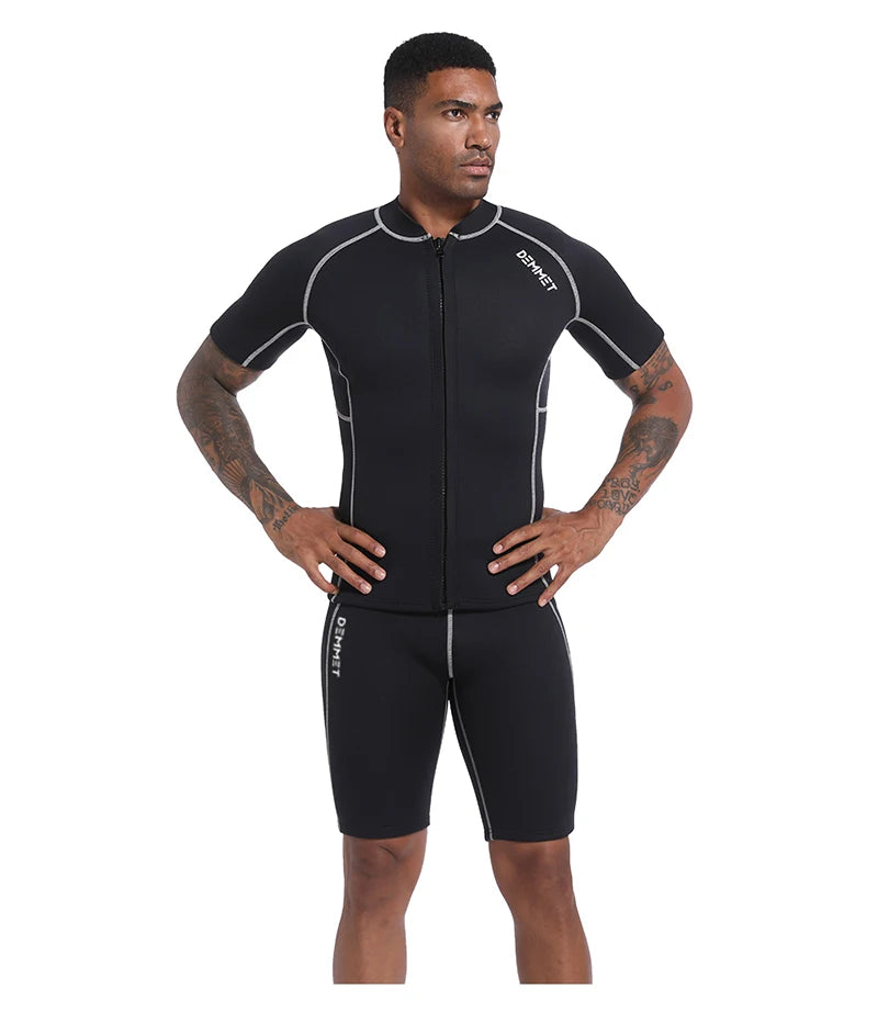 CRSC Neoprene Wetsuit 1.5/3MM Short Sleeve Dive Suit
