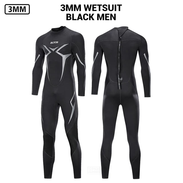 Men’s 3mm Neoprene Wetsuit for Surfing & Diving