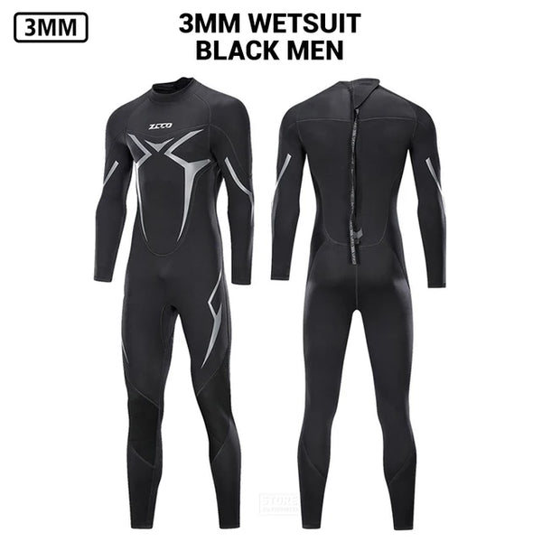 Men’s 3mm Neoprene Wetsuit for Surfing & Diving