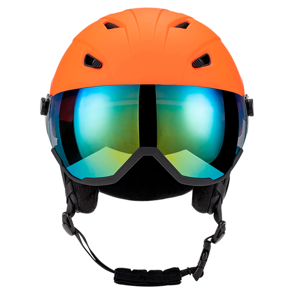 LIXADA Integrated Ski & Snowboard Helmet with Removable Visor & Goggles