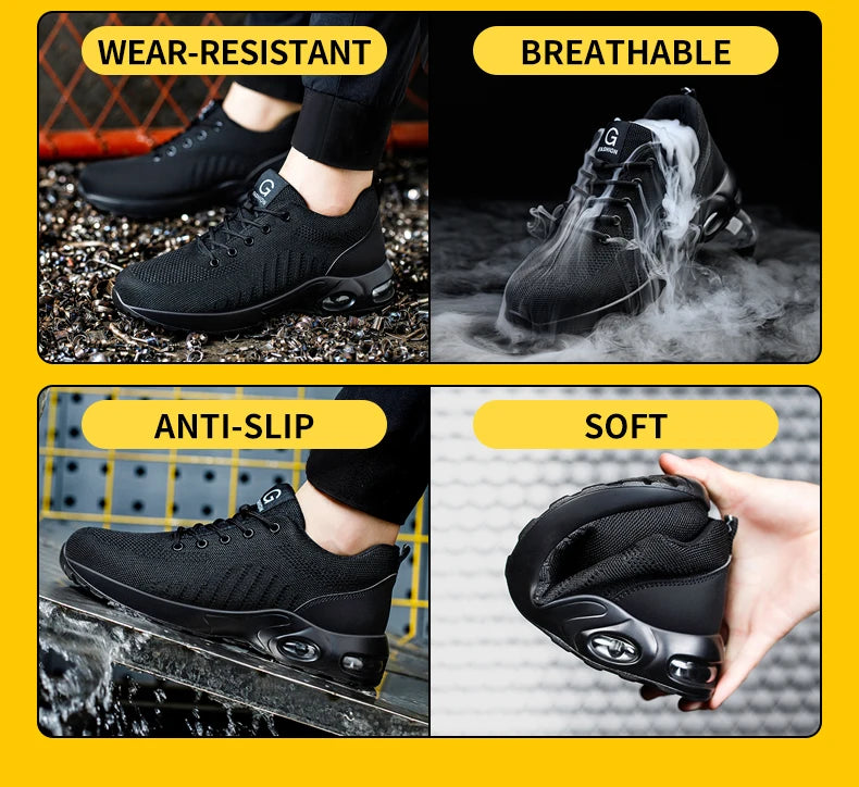 Men’s Steel Toe Safety Work Boots