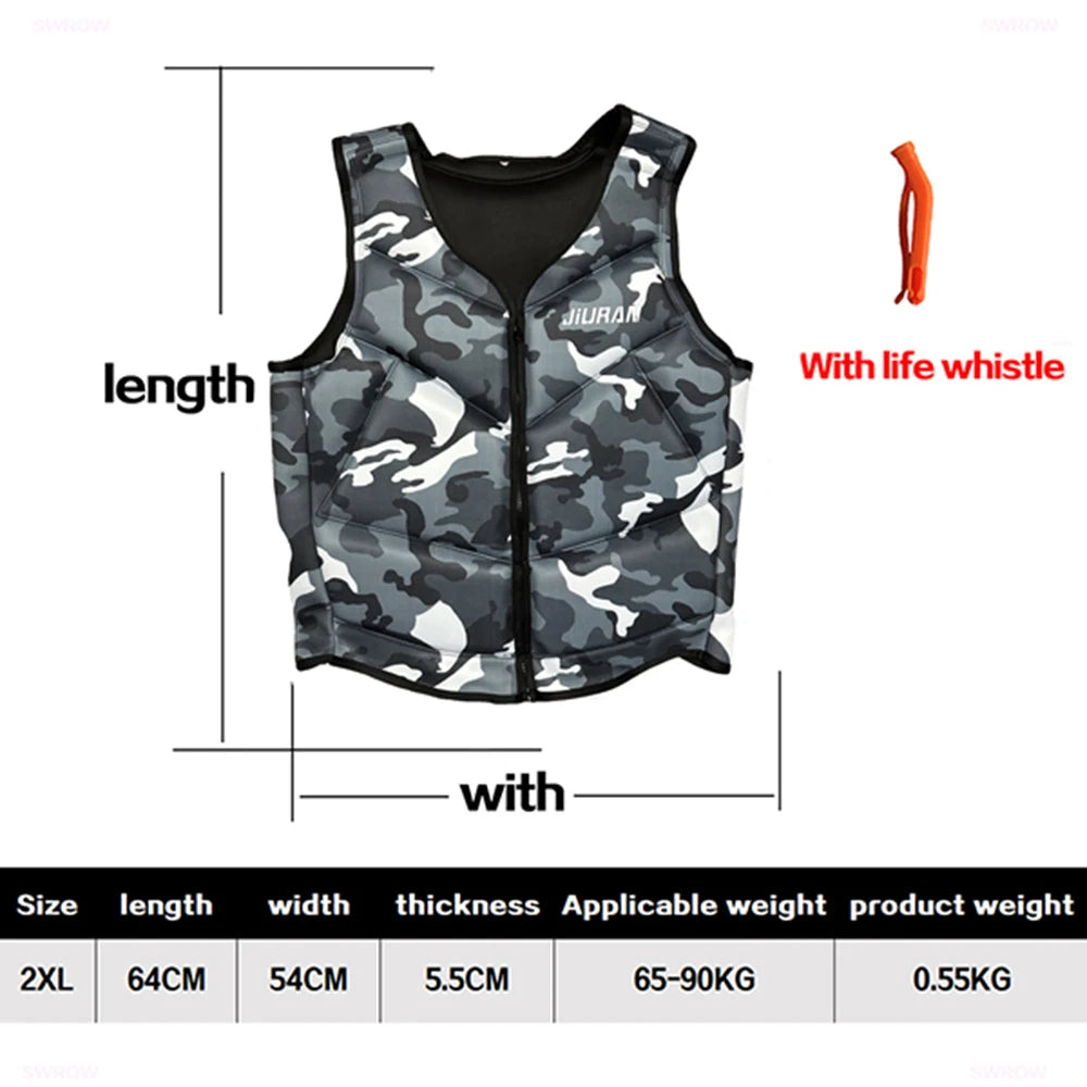 Neoprene Life Jacket Vest for Adults & Kids