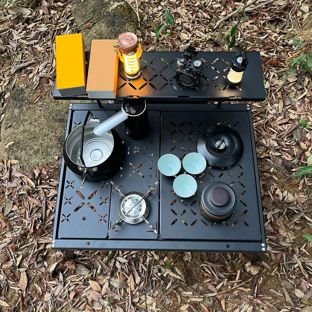 Outdoor Mini Camping Gas Stove with Storage Bag
