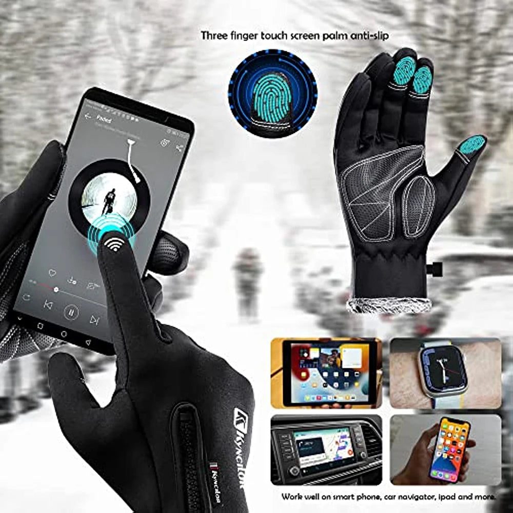 Winter Waterproof Thermal Gloves for Men & Women