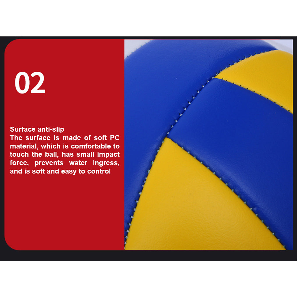 Size 5 PU Volleyball Soft Touch Indoor/Outdoor Training Ball